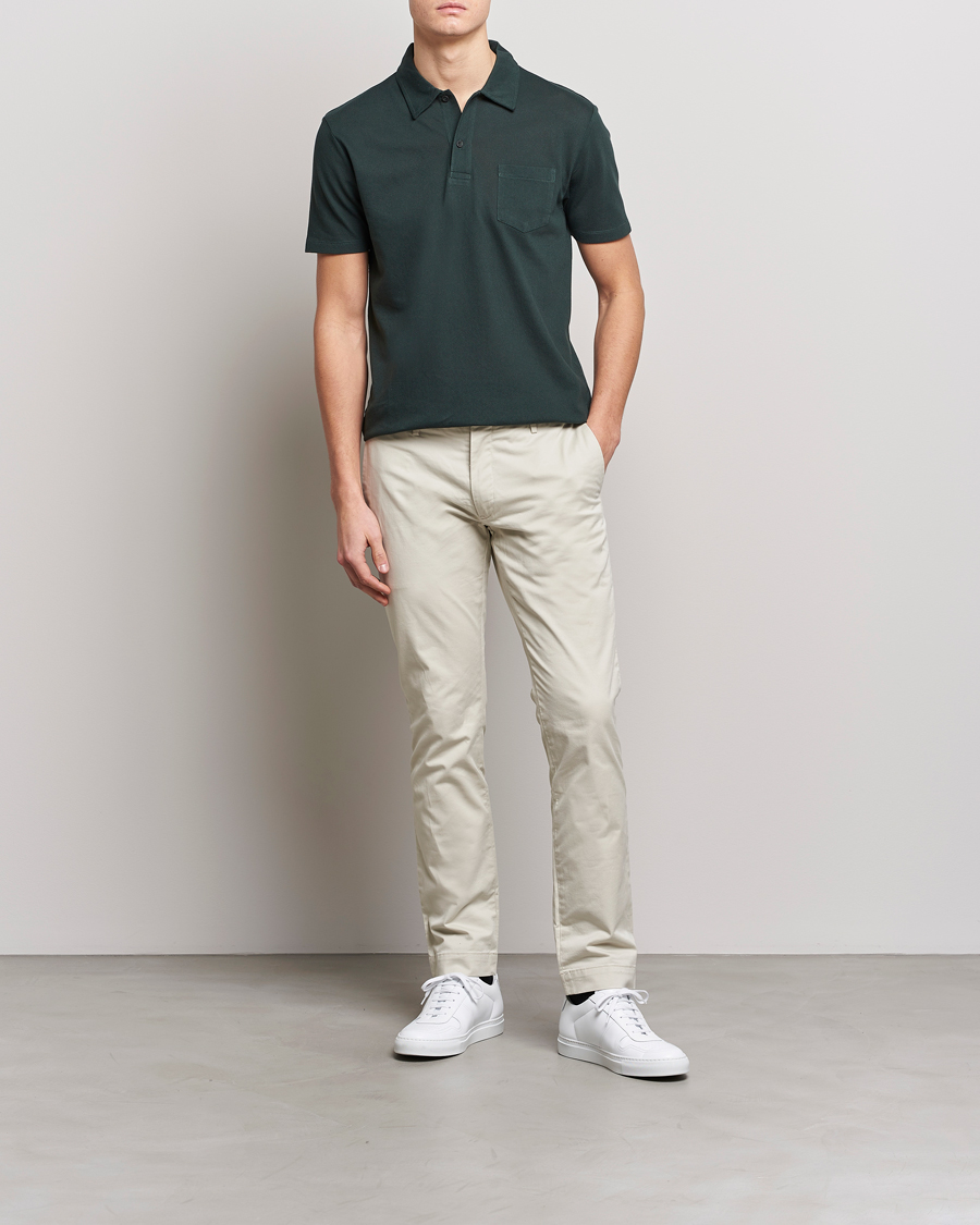 Herre | Pikéer | Sunspel | Riviera Polo Shirt Seaweed