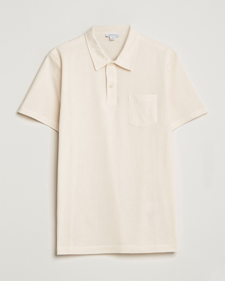 Herre | Pikéer | Sunspel | Riviera Polo Shirt Undyed