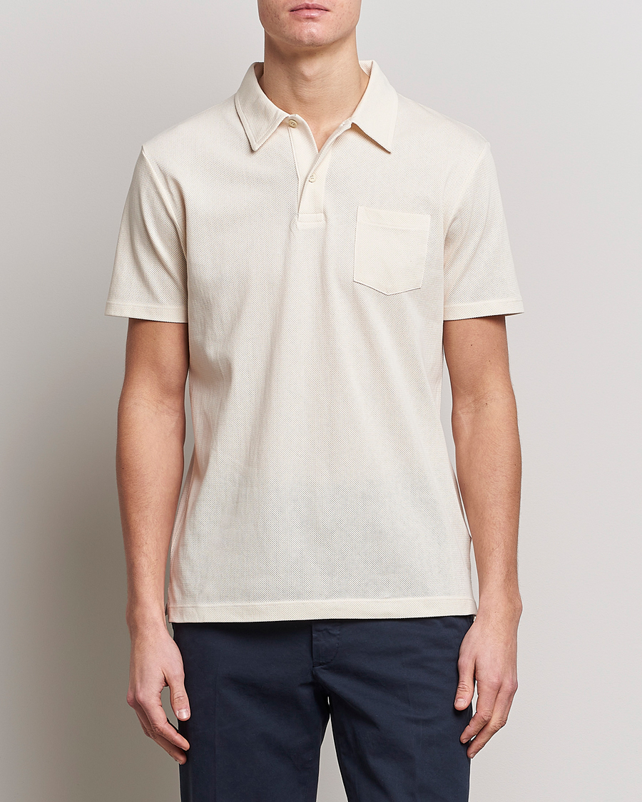 Herre | Best of British | Sunspel | Riviera Polo Shirt Undyed