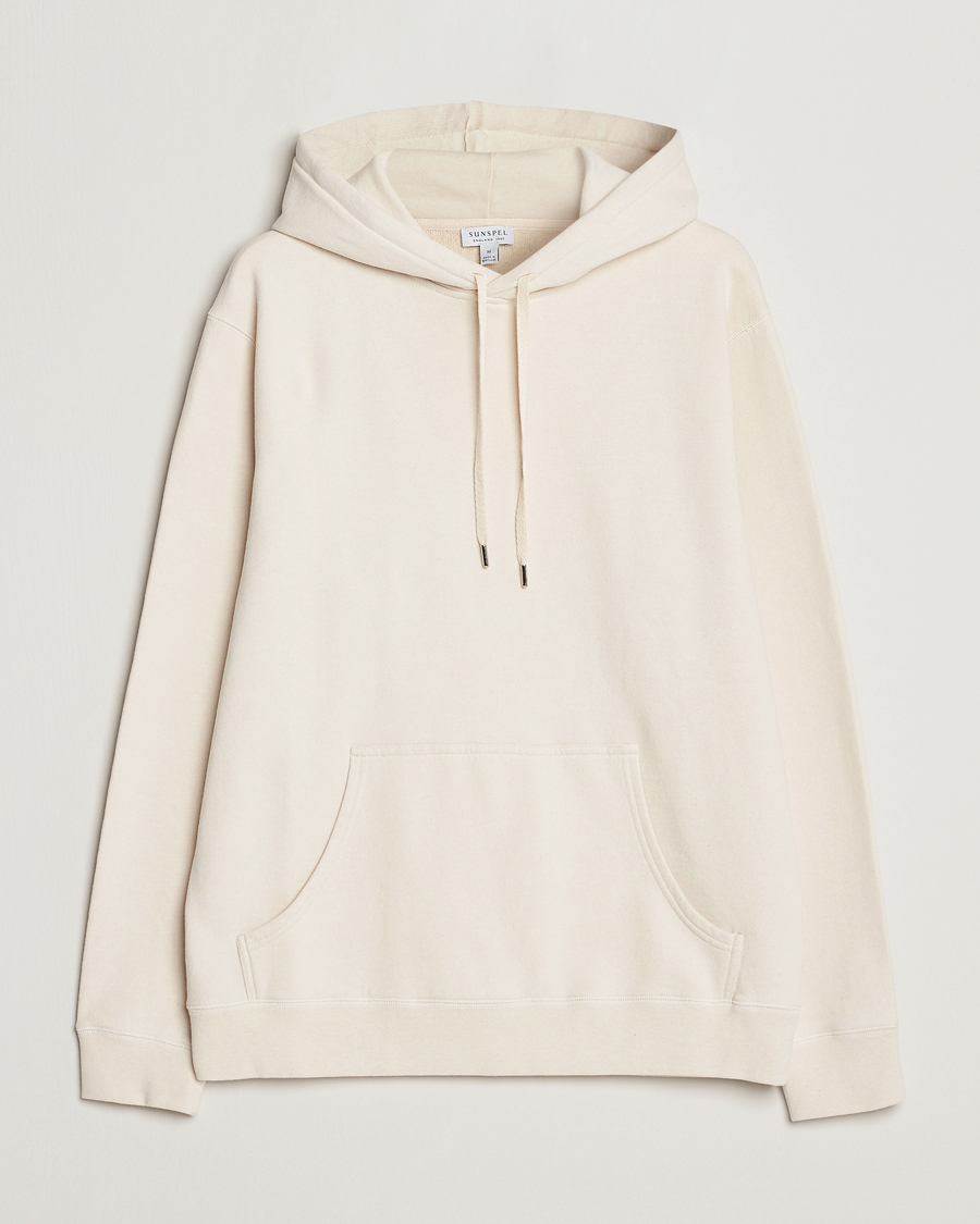 Herre | Gensere | Sunspel | Loopback Hoodie Undyed