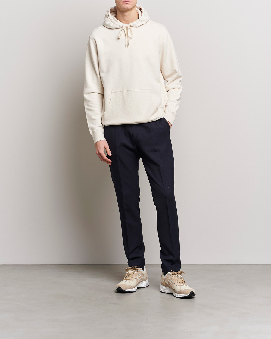 Herre | Gensere | Sunspel | Loopback Hoodie Undyed