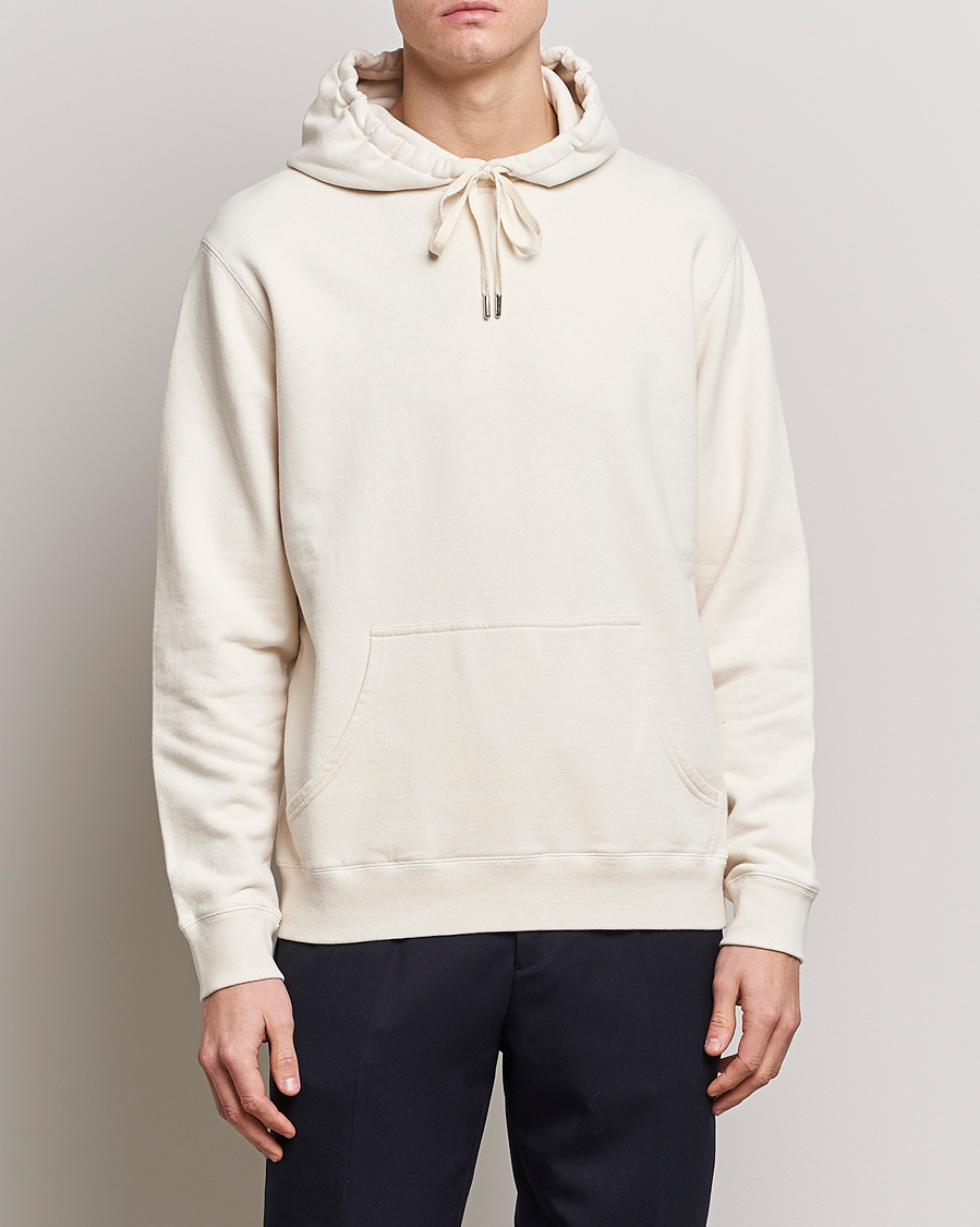 Herre |  | Sunspel | Loopback Hoodie Undyed