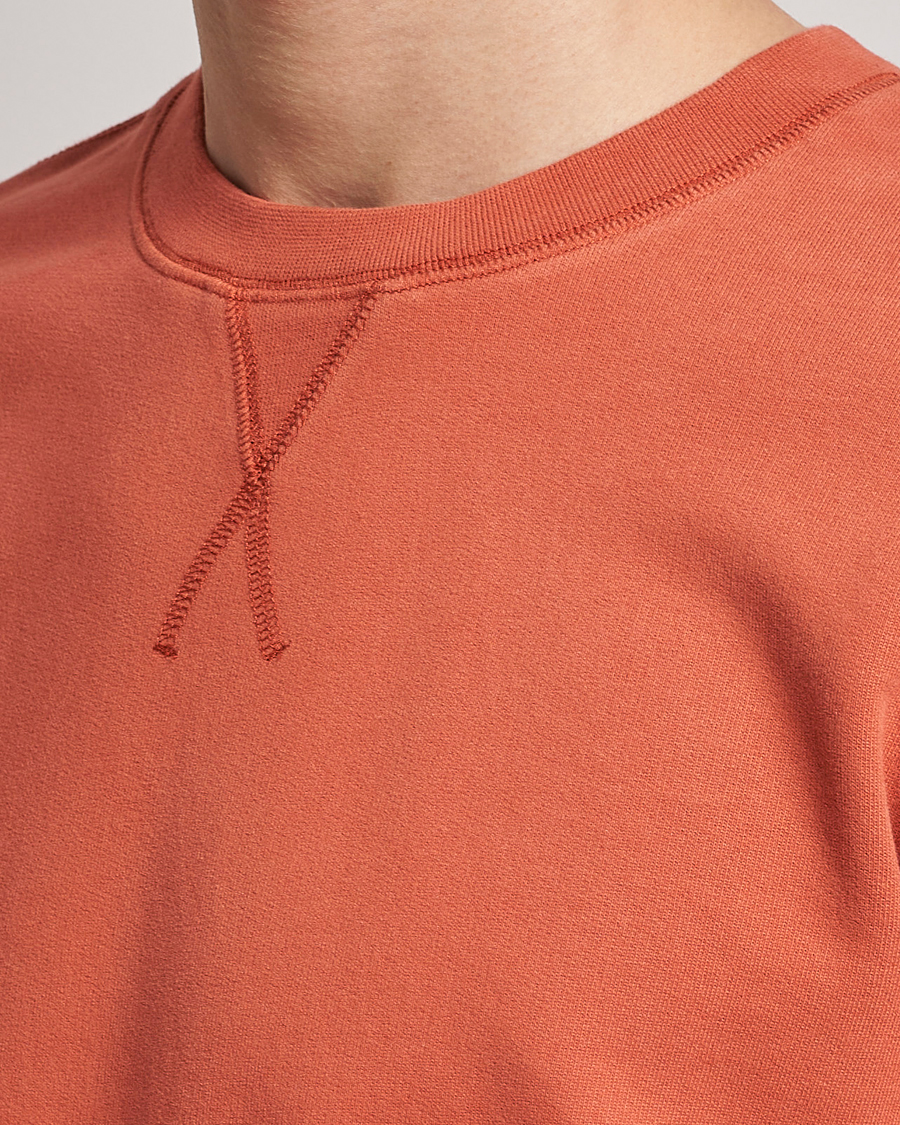 Herre | Gensere | Sunspel | Loopback Sweatshirt Burnt Sienna