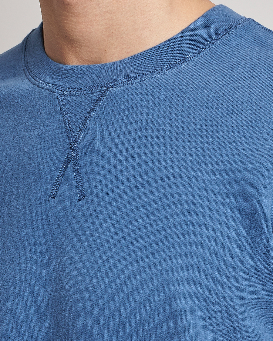 Herre | Gensere | Sunspel | Loopback Sweatshirt Blue Stone