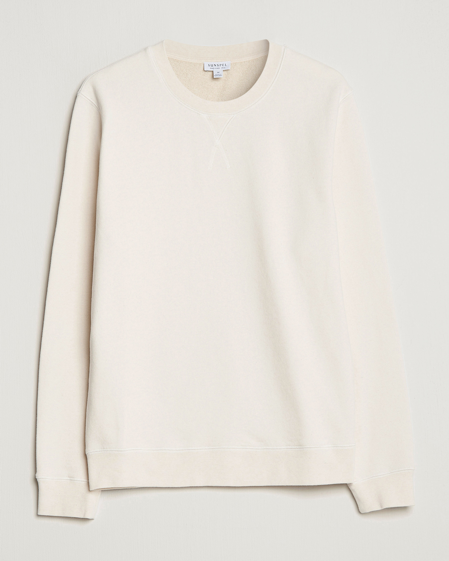 Herre | Gensere | Sunspel | Loopback Sweatshirt Undyed