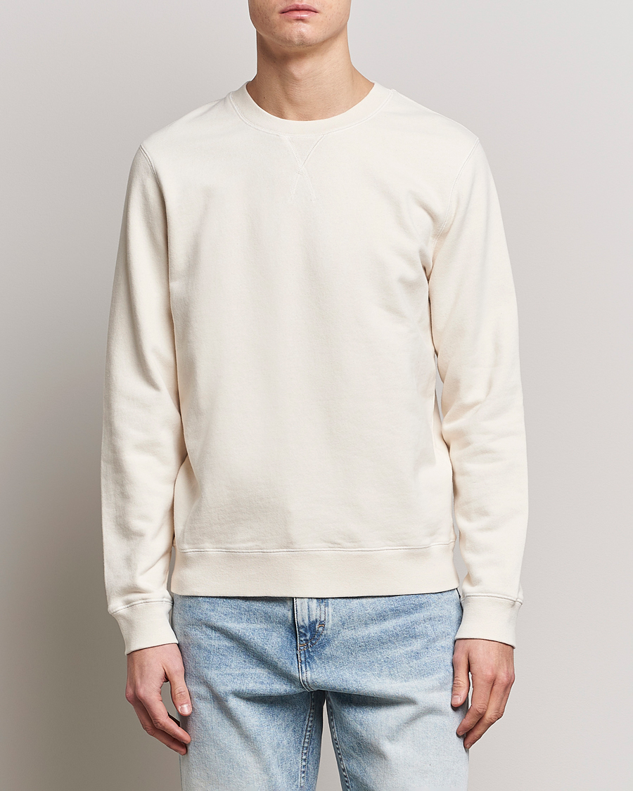 Herre | Sweatshirts | Sunspel | Loopback Sweatshirt Undyed