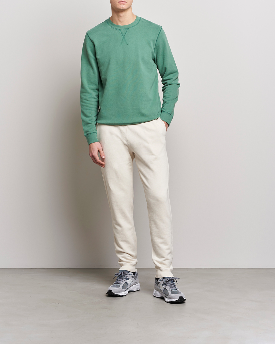 Herre | Bukser | Sunspel | Cotton Loopback Track Pants Undyed