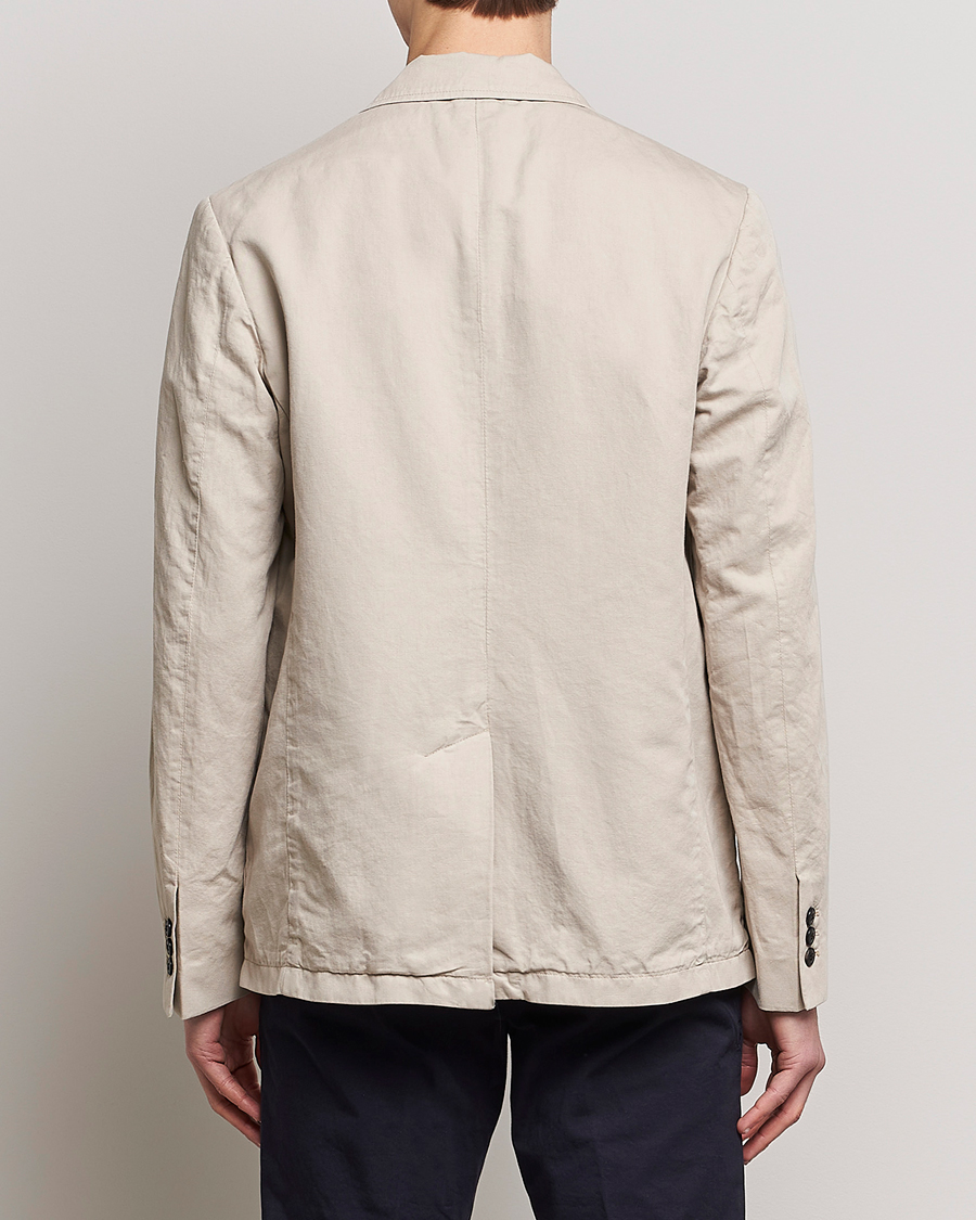 Herre | Dressjakker | Sunspel | Unconstructed Cotton/Linen Blazer Light Sand