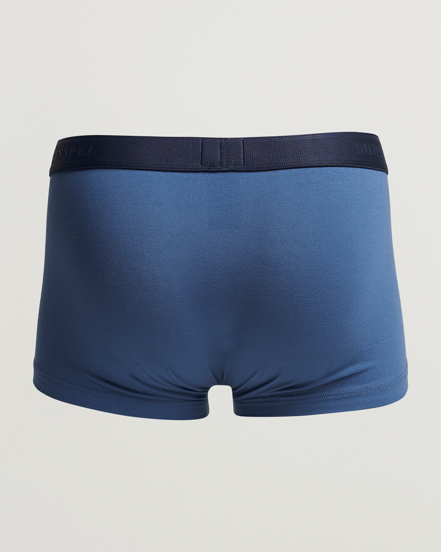Herre | Undertøy | Sunspel | Cotton Stretch Trunk Atlantic Blue