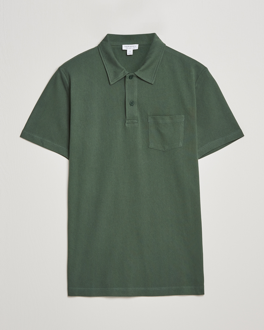 Herre | Pikéer | Sunspel | Riviera Polo Shirt Dark Green