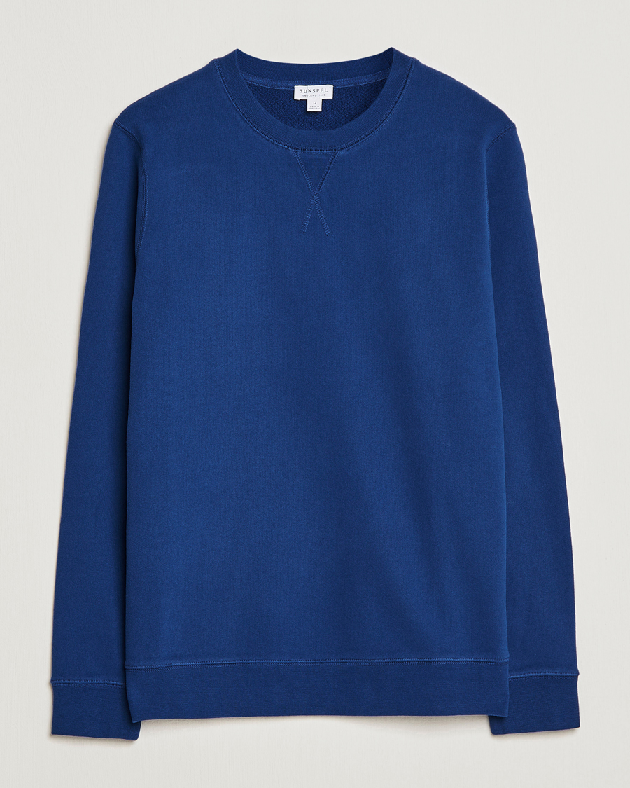 Herre | Gensere | Sunspel | Loopback Sweatshirt Space Blue