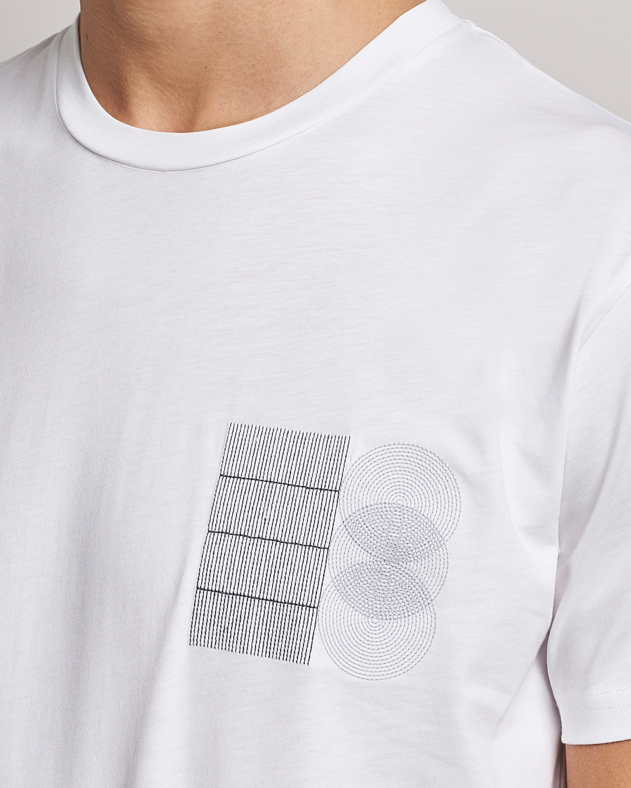 Herre | T-Shirts | Sunspel | Craig Ward Colab Riviera T-Shirt White