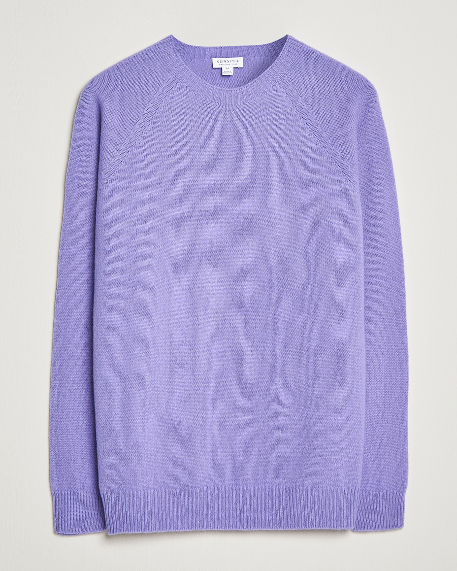 Herre | Gensere | Sunspel | Lambswool Crewneck Heather