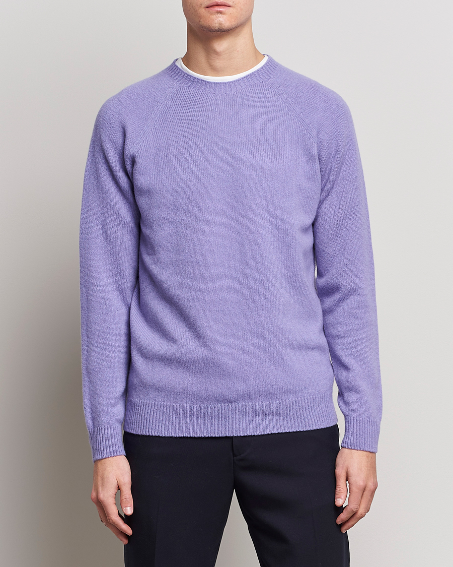 Herre | Gensere | Sunspel | Lambswool Crewneck Heather