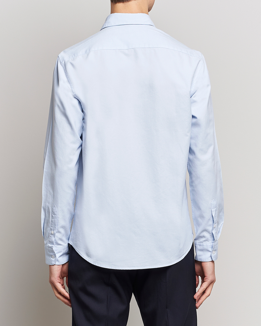Herre | Skjorter | Sunspel | Casual Oxford Shirt Light Blue