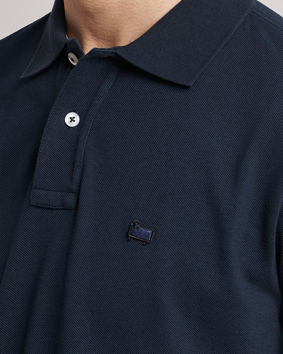Herre | Pikéer | Woolrich | Classic American Polo Melton Blue