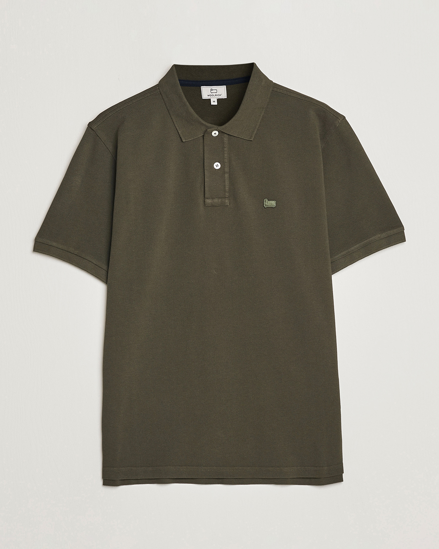 Herre | Pikéer | Woolrich | Classic American Polo Dark Green