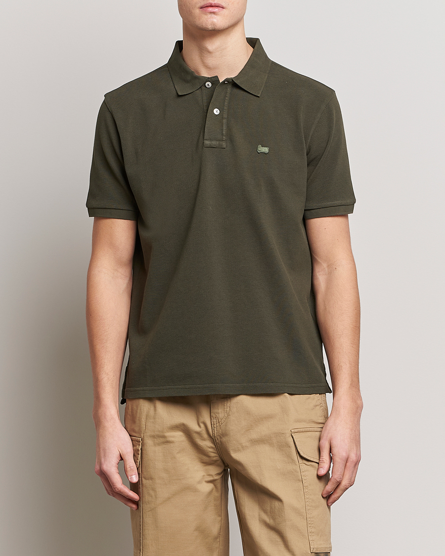 Herre | Pikéer | Woolrich | Classic American Polo Dark Green
