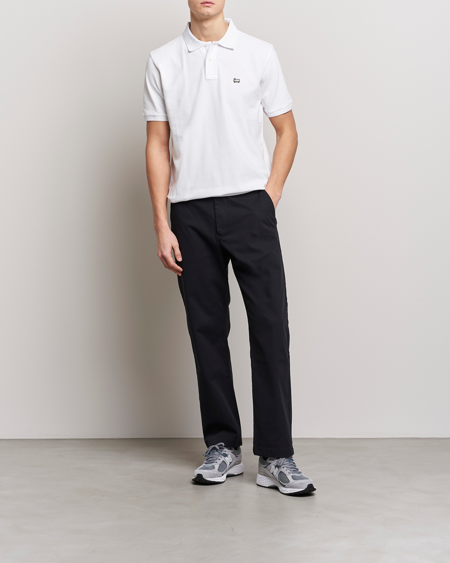 Herre | Pikéer | Woolrich | Classic American Polo Bright White