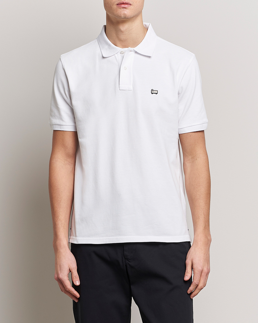Herre | Pikéer | Woolrich | Classic American Polo Bright White