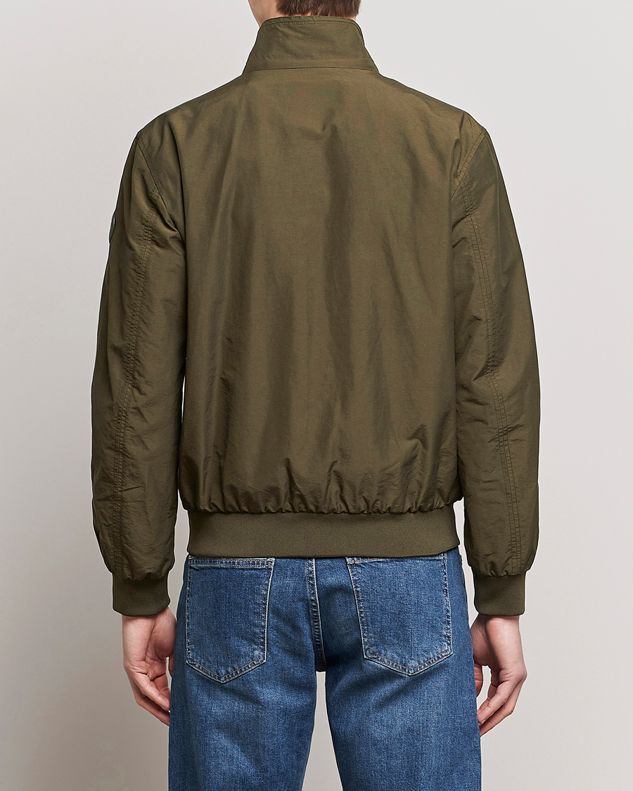Herre | Jakker | Woolrich | Cruiser Eco Cotton Bomber Jacket Dark Green