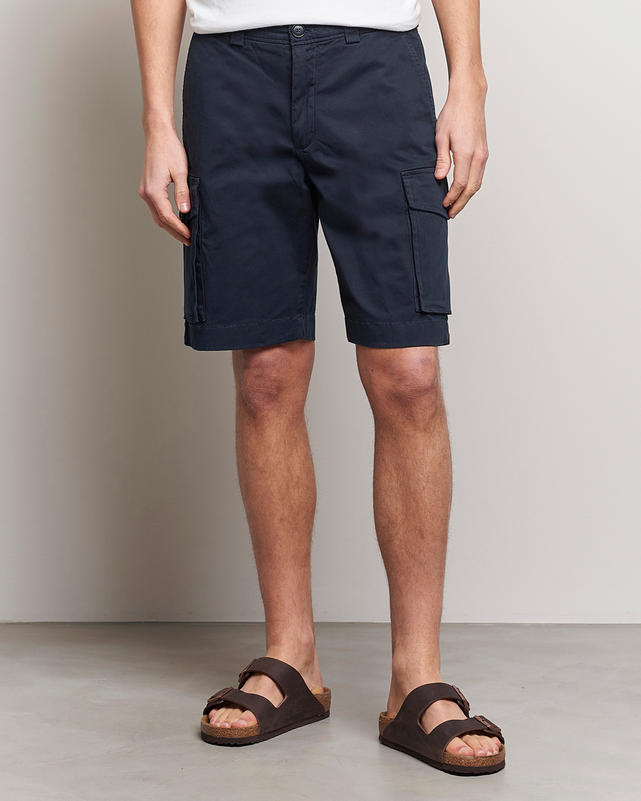 Herre |  | Woolrich | Classic Cargo Shorts Melton Blue
