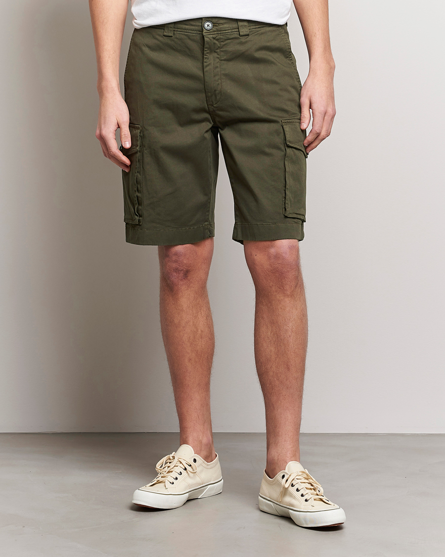Herre | Shorts | Woolrich | Classic Cargo Shorts Dark Green
