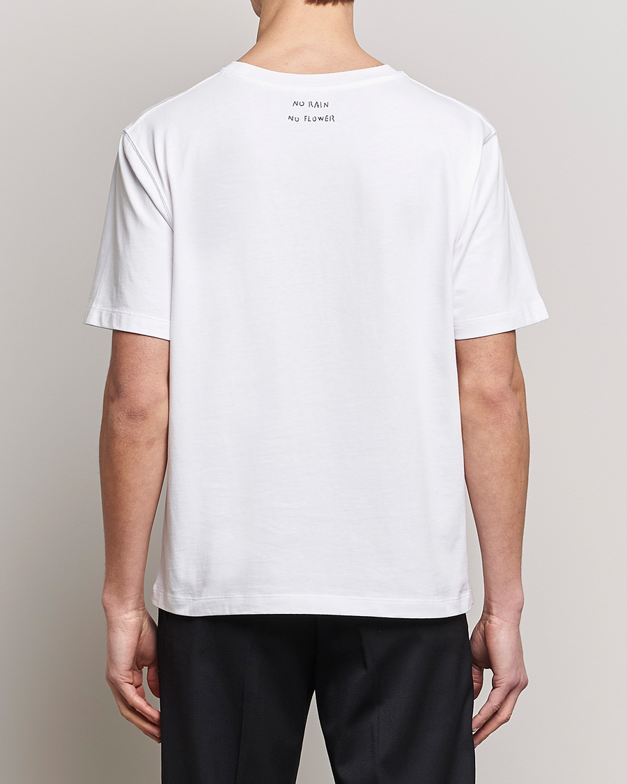 Herre | T-Shirts | Lardini | Fiore Tasca Printet Logo T-Shirt White