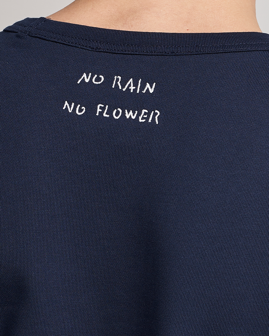 Herre | Gensere | Lardini | Cotton Embroidery Logo Sweatshirt Navy