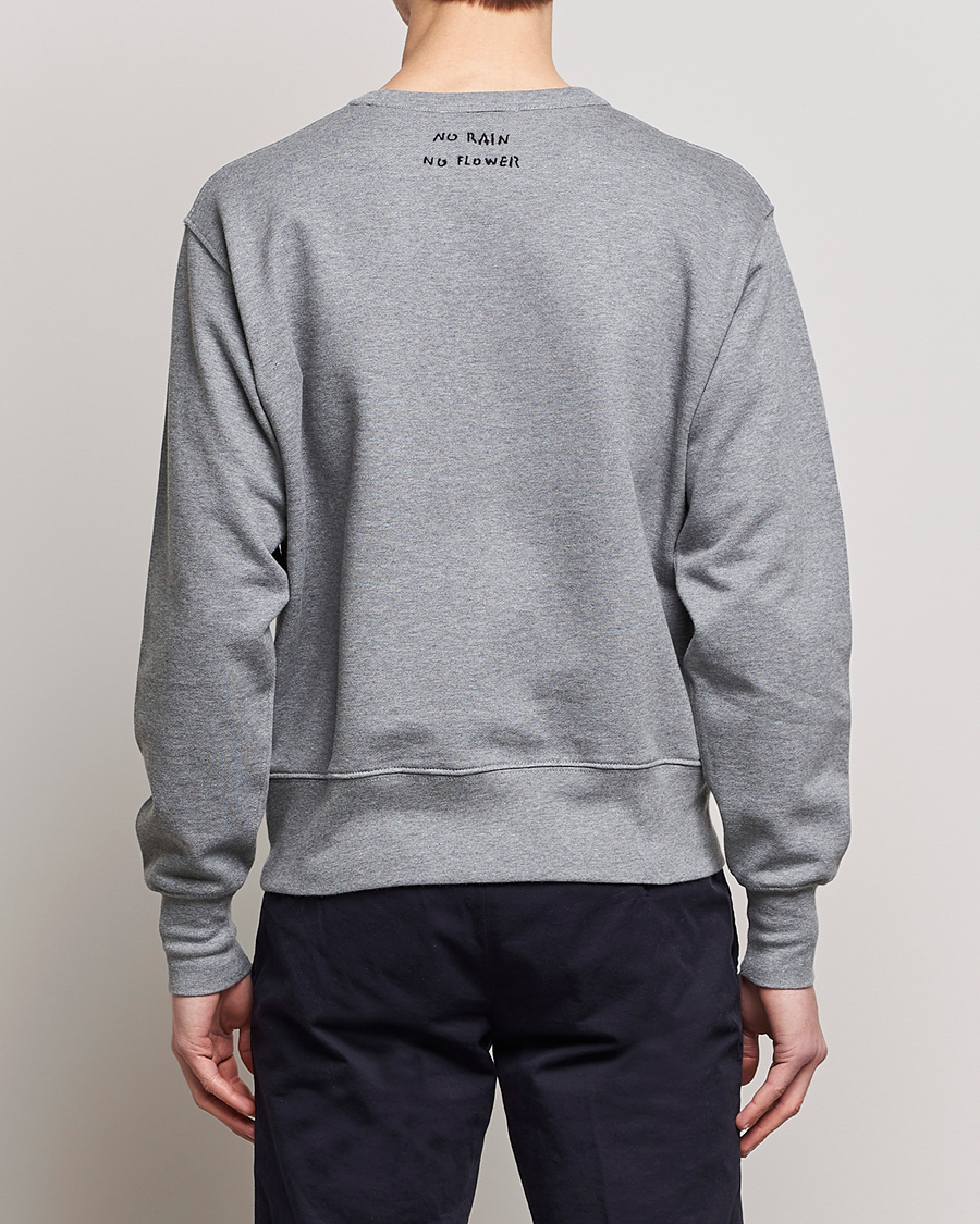 Herre | Gensere | Lardini | Cotton Embroidery Logo Sweatshirt Grey