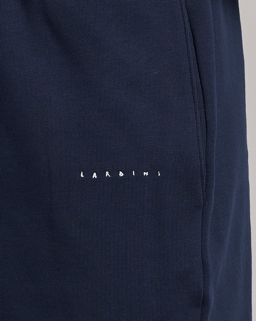 Herre | Shorts | Lardini | Cotton Embroidery Shorts Navy
