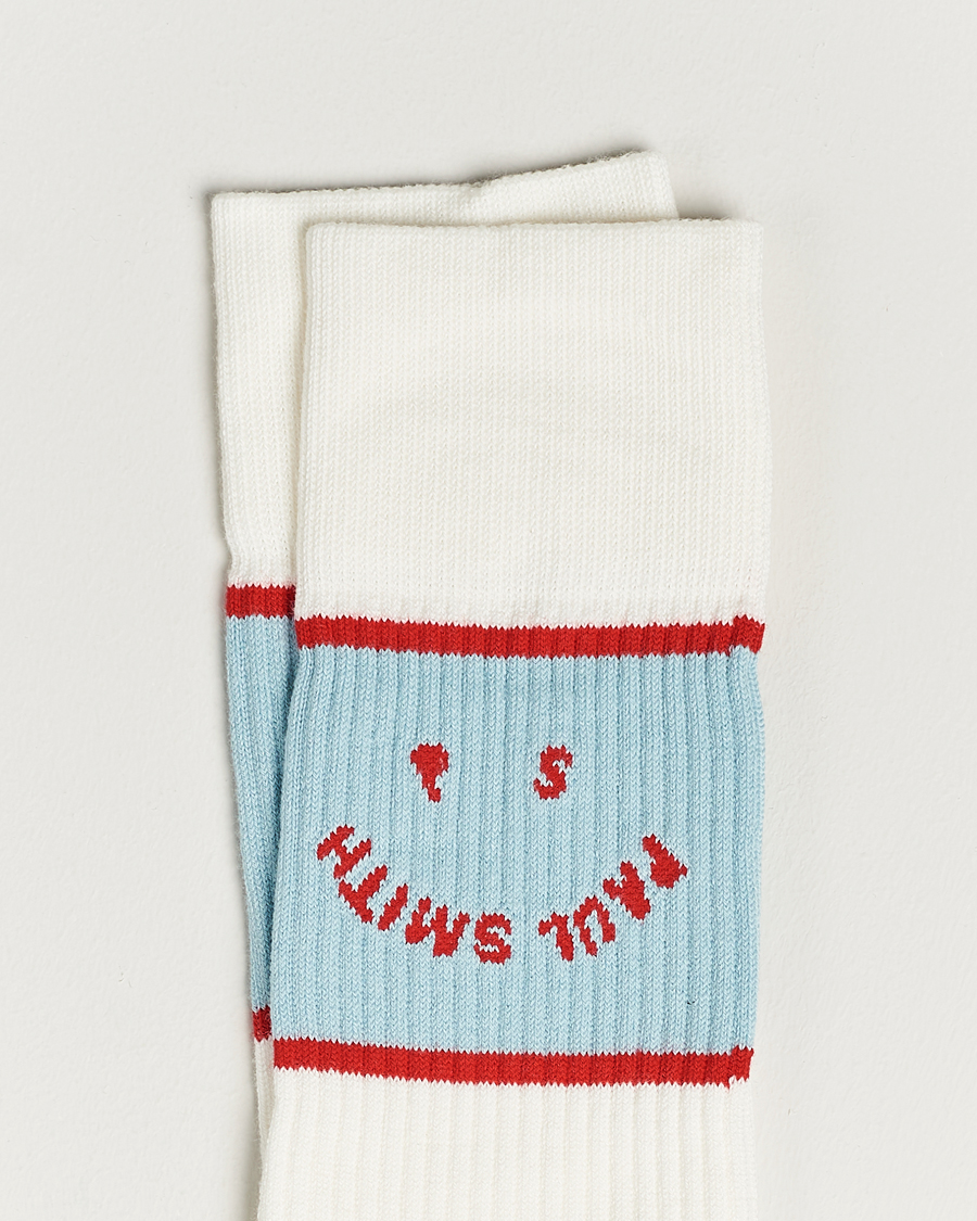 Herre | Undertøy | Paul Smith | PS Face Sock Off White