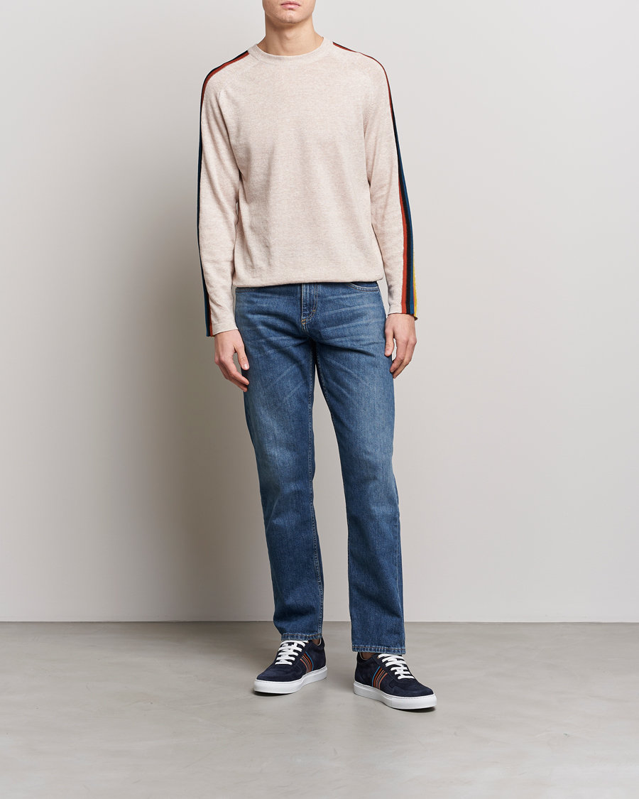 Herre | Gensere | Paul Smith | Knitted Crew Neck White