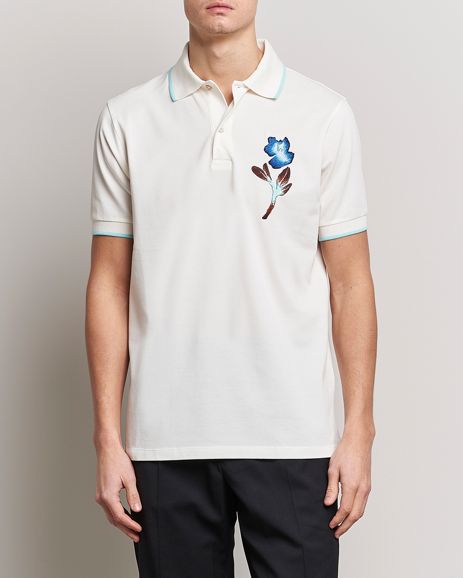 Herre | Pikéer | Paul Smith | Floral Polo White