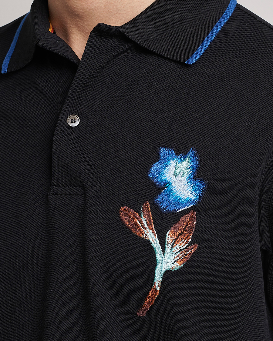 Herre | Pikéer | Paul Smith | Floral Polo Black