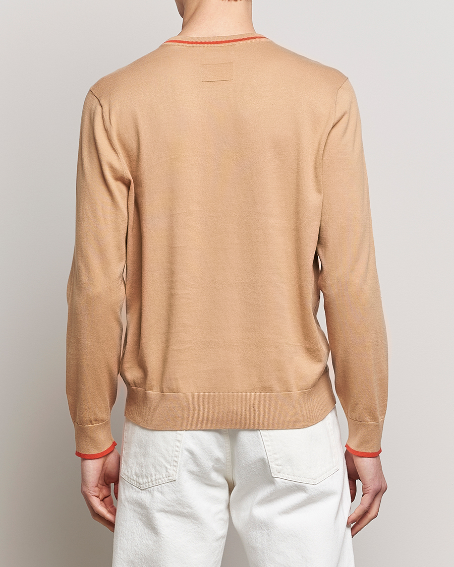Herre | Gensere | Paul Smith | Organic Cotton Knitted Sweater Light Beige