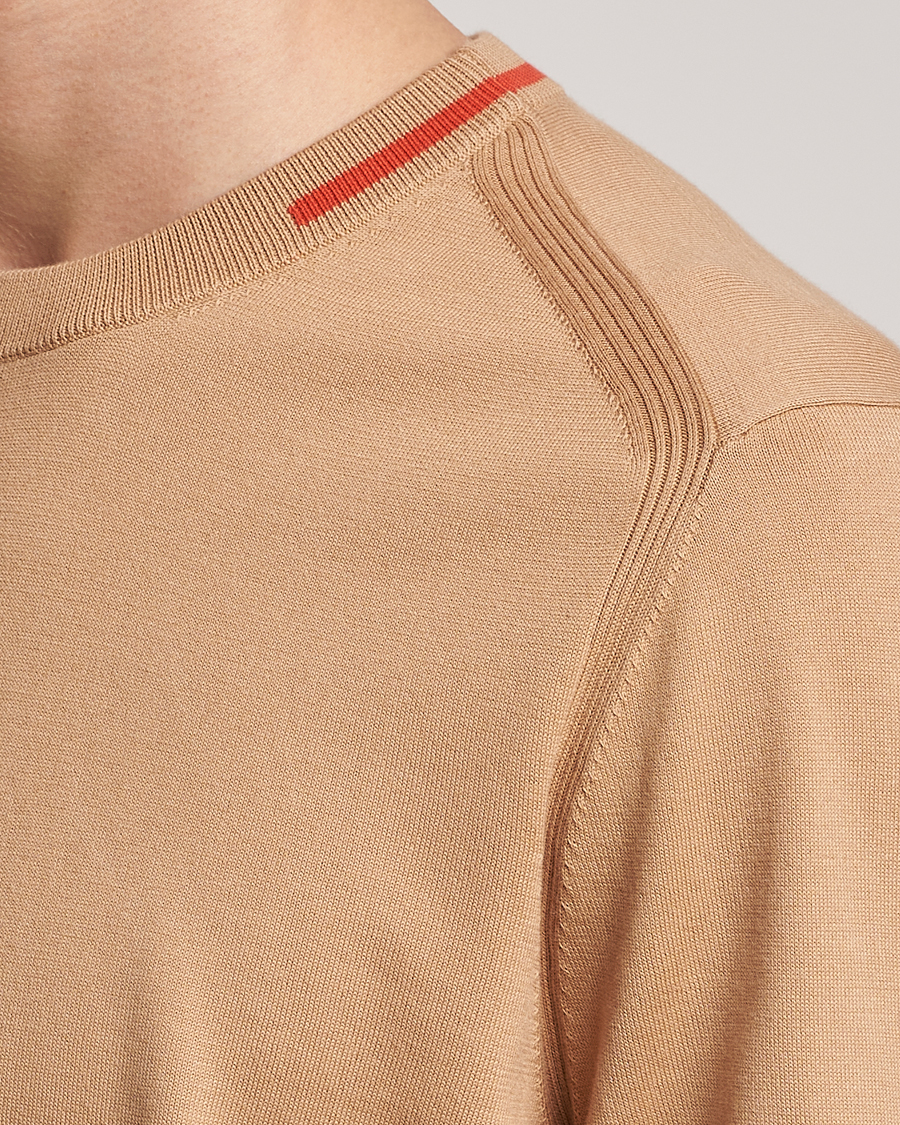 Herre | Gensere | Paul Smith | Organic Cotton Knitted Sweater Light Beige