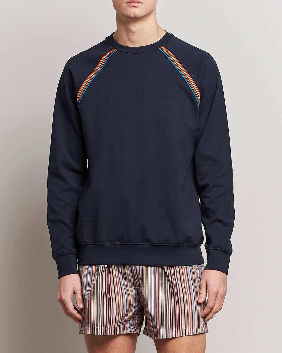 Herre |  | Paul Smith | Raglan Cotton Sweatshirt Dark Navy