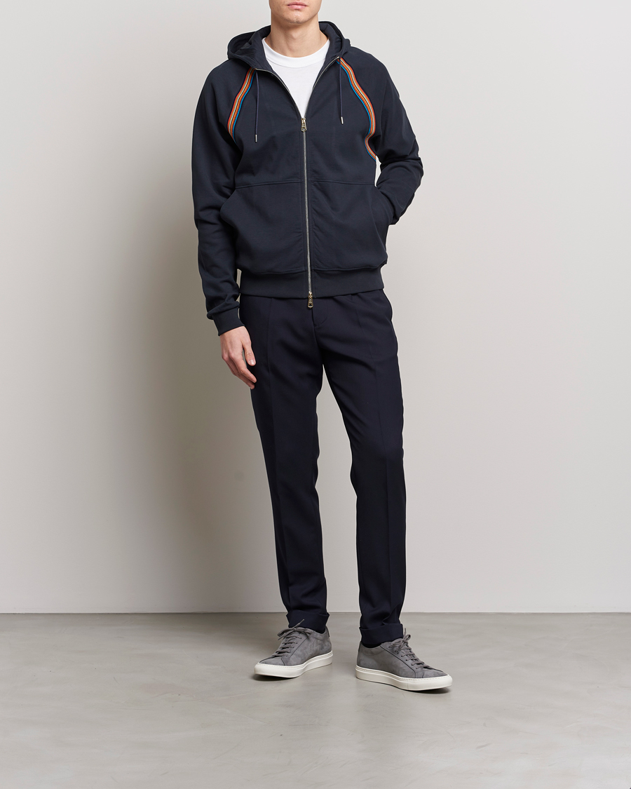 Herre | Gensere | Paul Smith | Hooded Cotton Sweatshirt Dark Navy