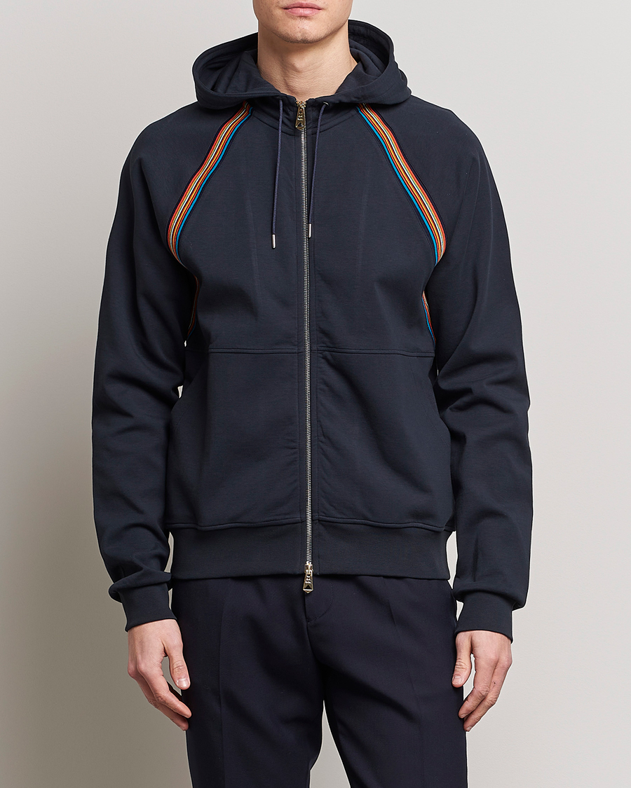 Herre | Gensere | Paul Smith | Hooded Cotton Sweatshirt Dark Navy