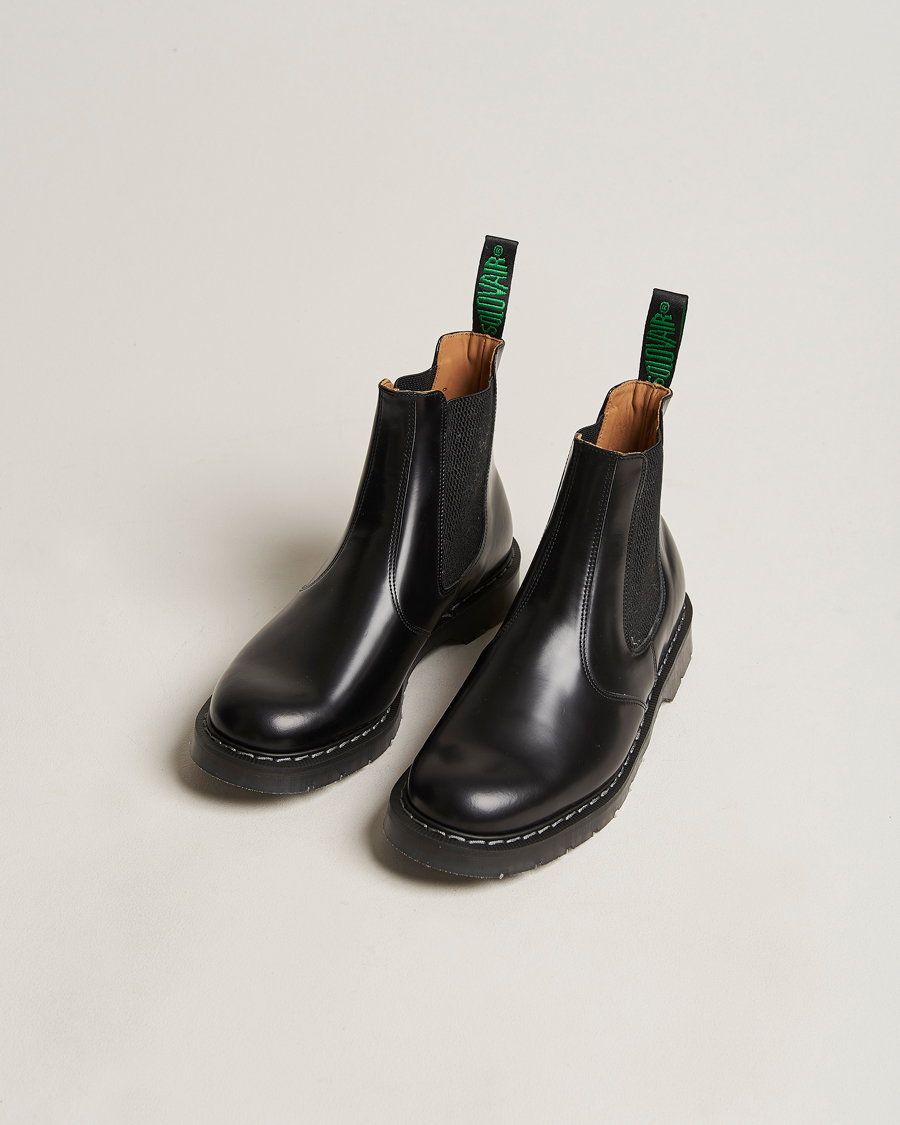 Herre | Sko | Solovair | Dealer Boot Black Shine