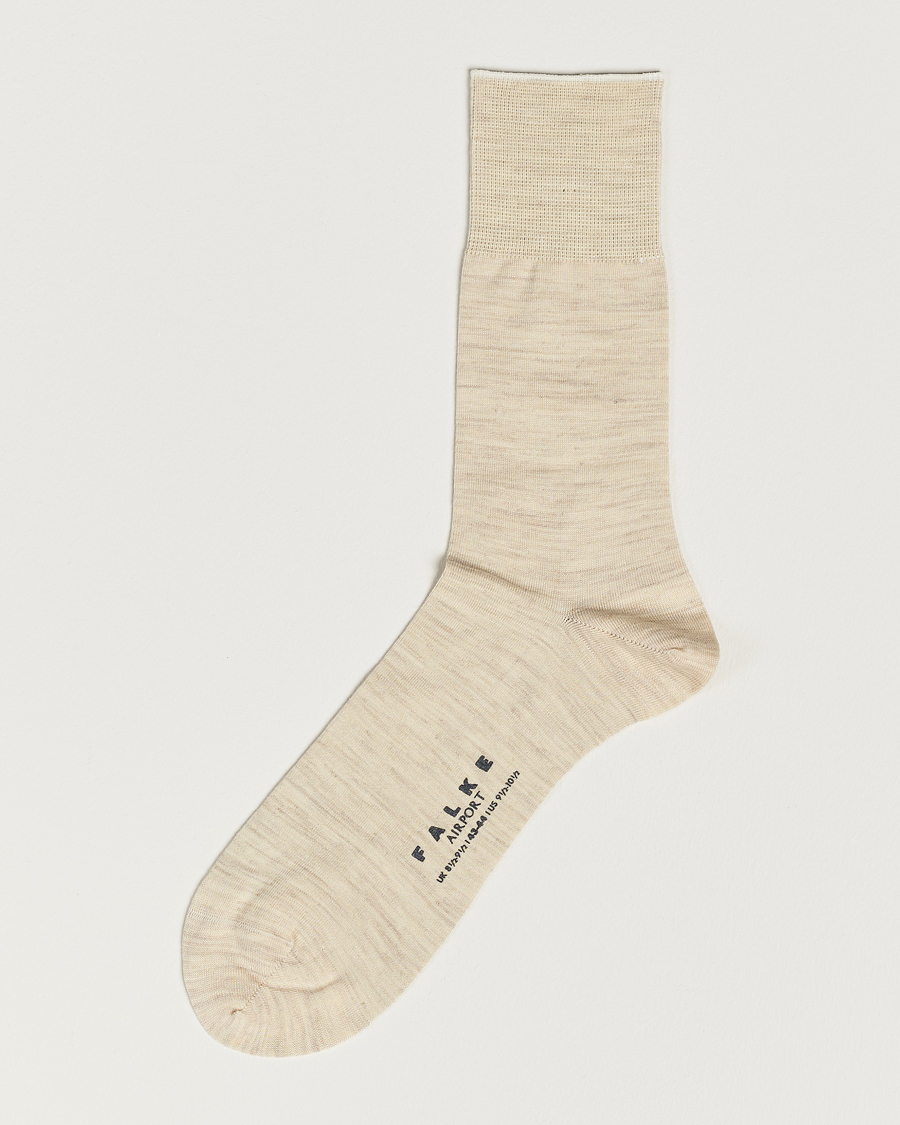 Herre | Undertøy | Falke | Airport Socks Beige Melange