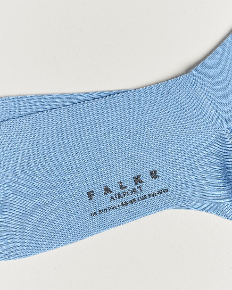 Herre | Undertøy | Falke | Airport Socks Cornflower Blue