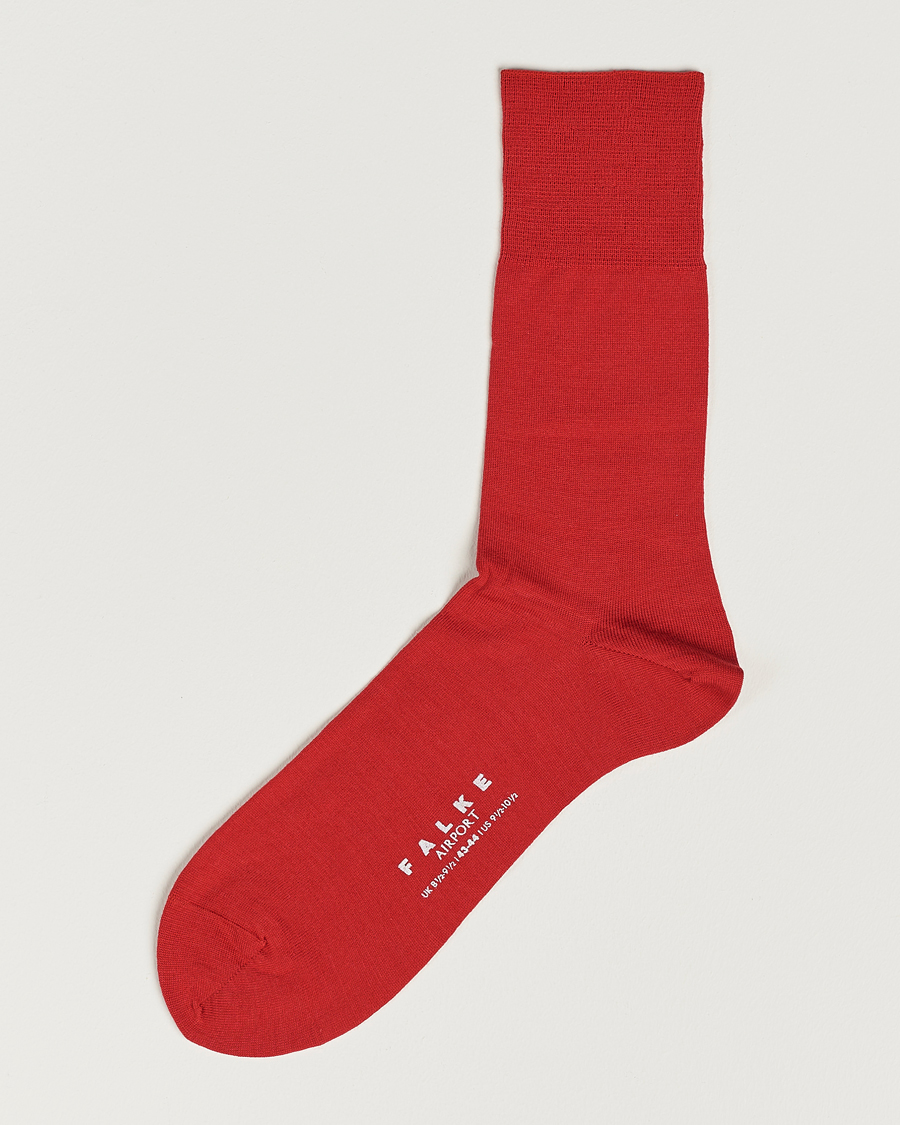 Herre | Undertøy | Falke | Airport Socks Scarlet