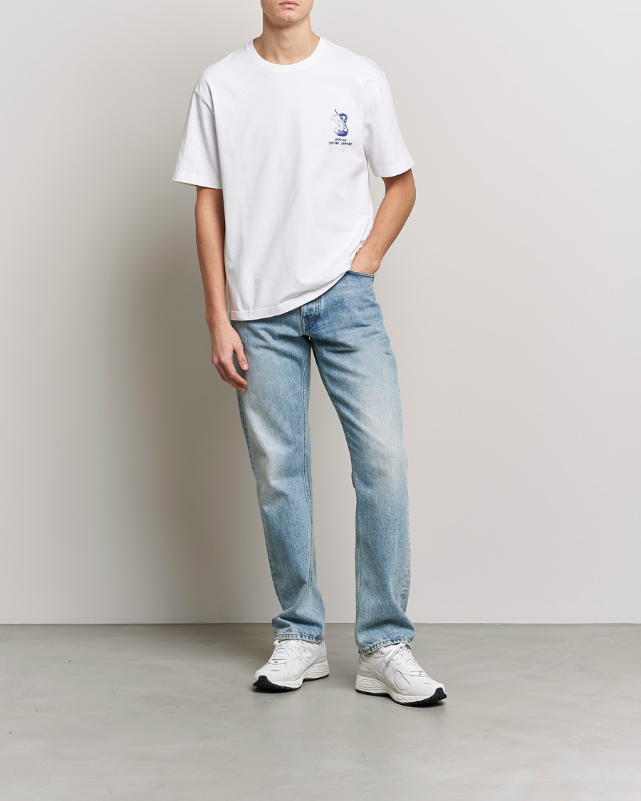 Herre | T-Shirts | Samsøe Samsøe | Samsøe & Samsøe Gone Fishing T-Shirt Bottle Flower