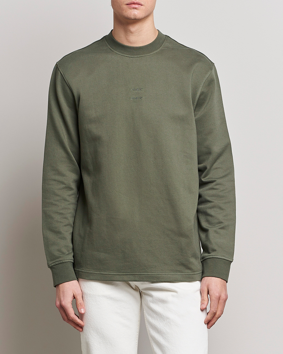 Herre |  | Samsøe & Samsøe | Samer Long Sleeve T-Shirt Beetle