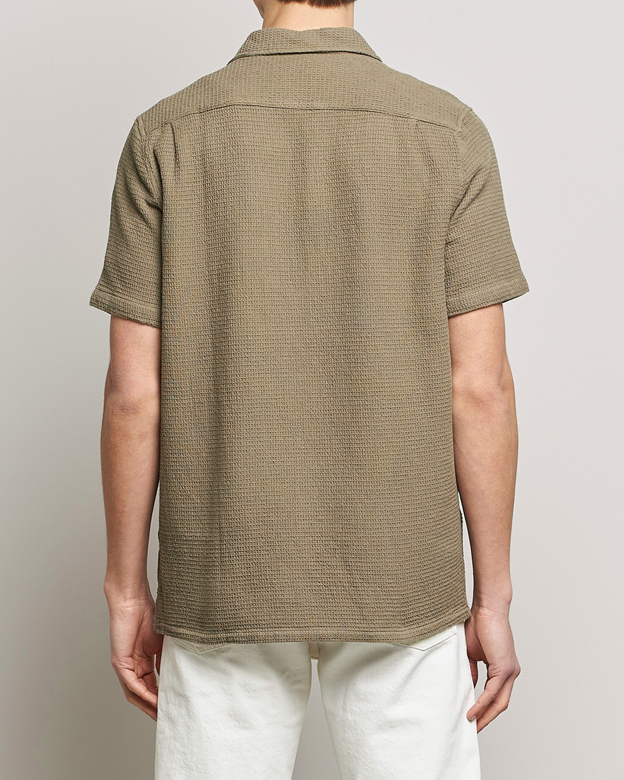 Herre | Skjorter | Samsøe Samsøe | Samsøe & Samsøe Avan Organic Cotton Short Sleeve Shirt Brindle