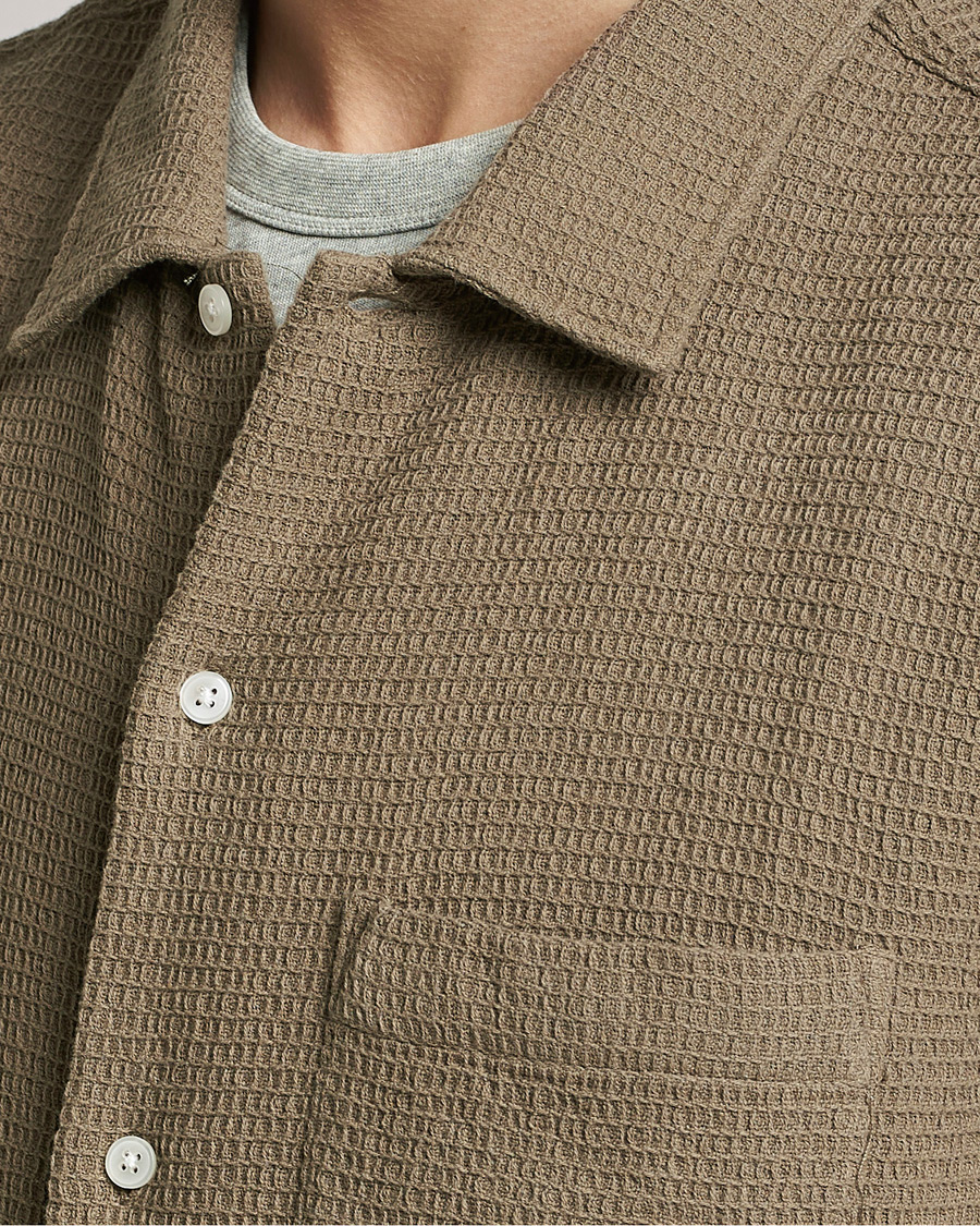 Herre | Skjorter | Samsøe Samsøe | Samsøe & Samsøe Avan Organic Cotton Short Sleeve Shirt Brindle