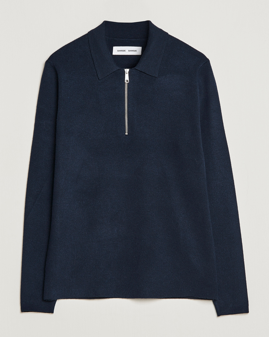 Herre | Gensere | Samsøe Samsøe | Samsøe & Samsøe Guna Half Zip Sweater Salute