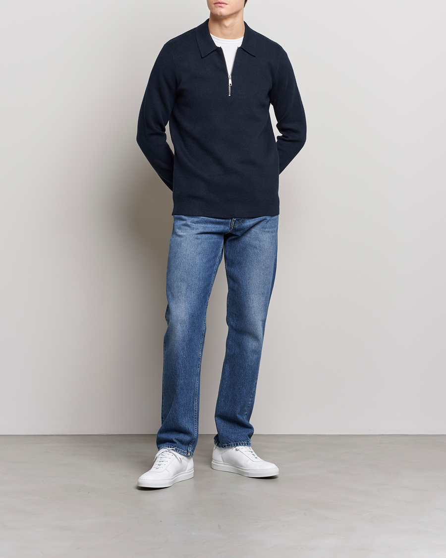 Herre | Gensere | Samsøe Samsøe | Samsøe & Samsøe Guna Half Zip Sweater Salute